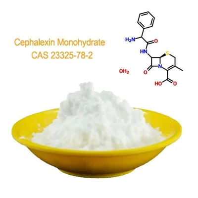 Monohydrate cru de Cephalexin de la poudre 99% de médecine vétérinaire de CAS 23325-78-2